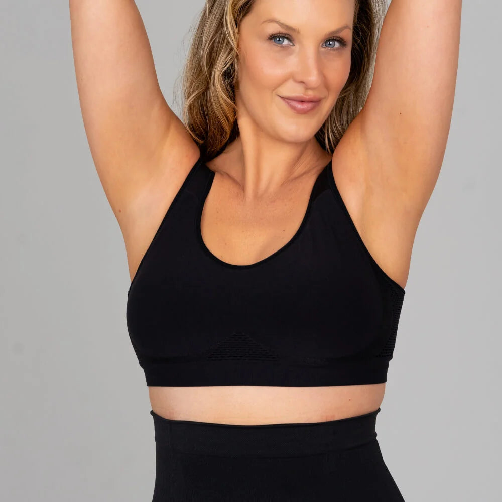Breathable Support Bra With Adjustable Straps