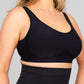 Breathable Support Bra With Adjustable Straps