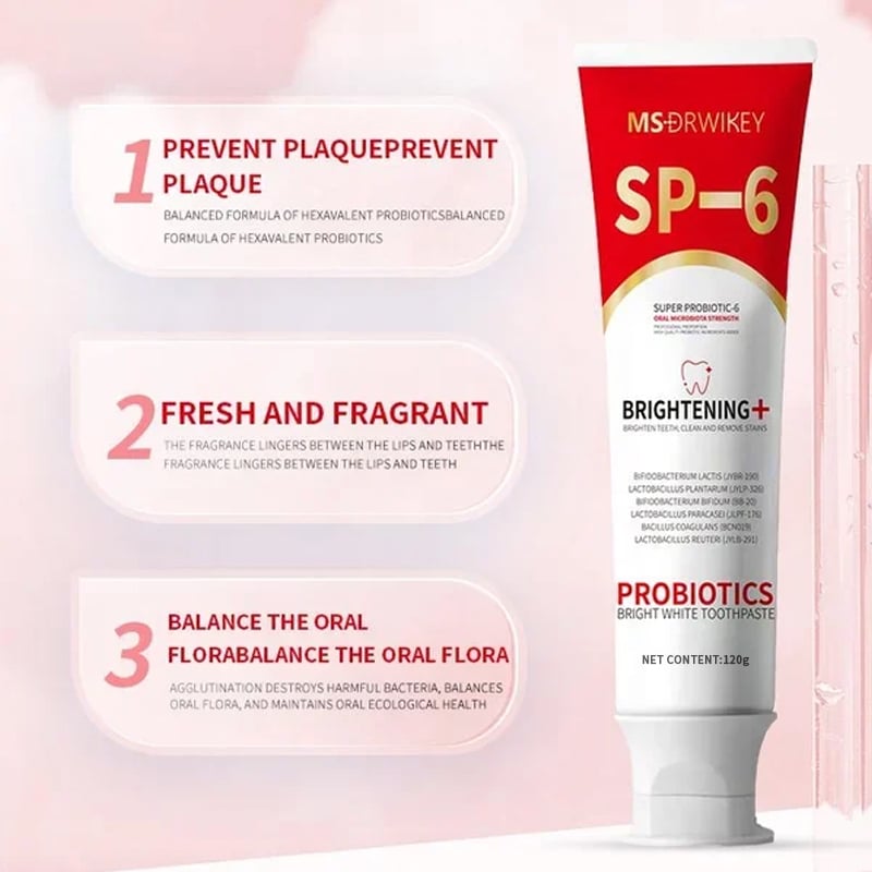 ⏰Last Day 49% OFF🔥SP-6 Toothpaste Oral Health Management, Fresh Breath